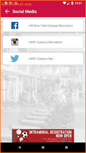 UW-River Falls Campus Rec screenshot