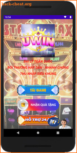 Uwin - Nhà Cái Game Bài Uy Tín 2021 screenshot