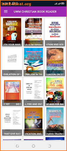 UWM CHRISTIAN BOOK READER screenshot