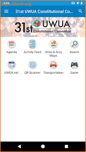 UWUA Events screenshot
