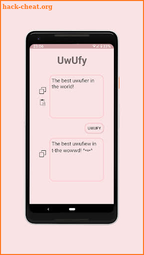 UwUfier screenshot