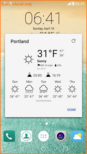 UX 5.0(Line) Weather Icons set for Chronus screenshot