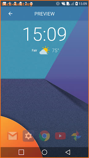 UX 6.0 G6 theme for Chronus Weather Icons screenshot