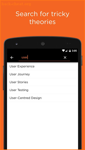 UX Companion screenshot