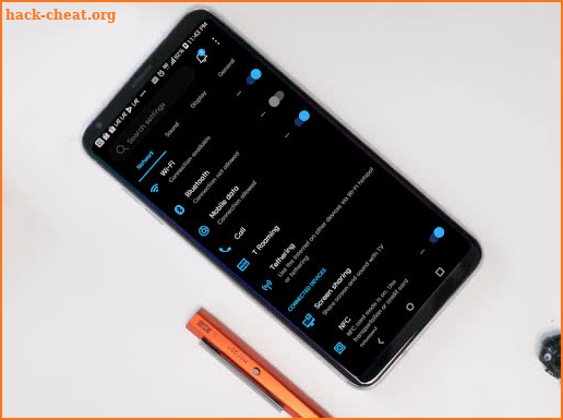 [UX8] Azure Theme LG V50 G8 V40 V30 V20 G6 Pie screenshot