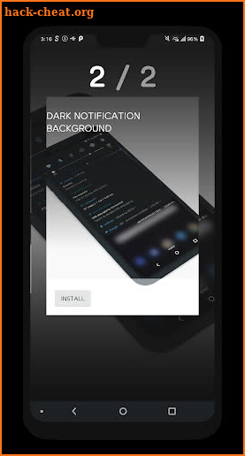 [UX8] Dark Theme for LG G8 V50 V40 V30 Pie screenshot