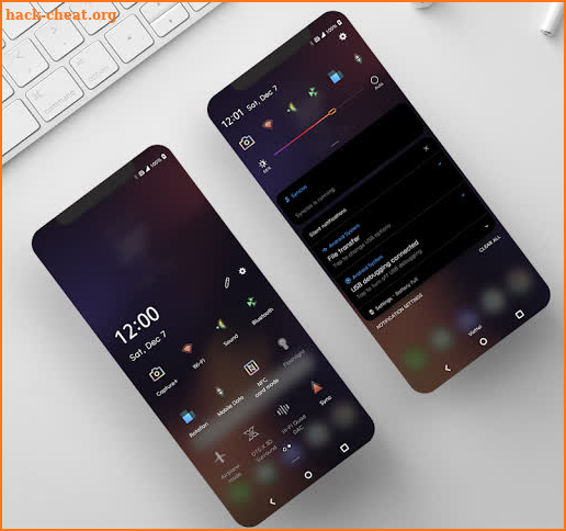 [UX9] Glow Theme for LG UX9+ screenshot