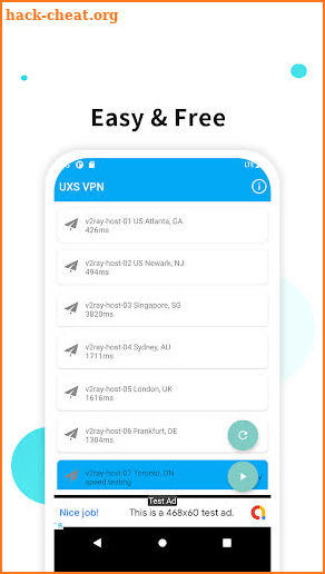 UXS VPN screenshot