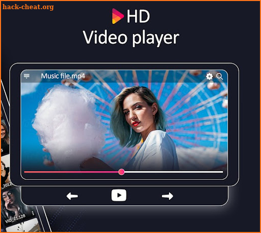 V Video Player HD 1080p Vbmv Movie Player screenshot