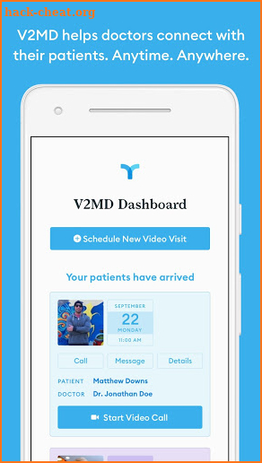 V2MD patient screenshot