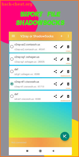 V2ray & ShadowSocks Client Connector, Ultra Fast screenshot