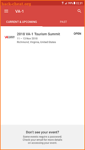 VA-1 Tourism Summit screenshot