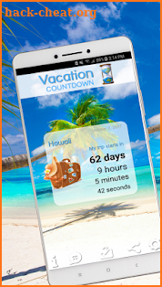 Vacation Countdown App screenshot