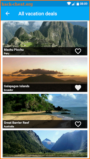 Vacation Ideas & Packages screenshot