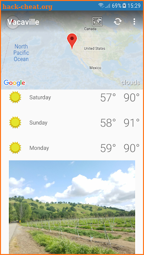Vacaville, CA - weather and more screenshot