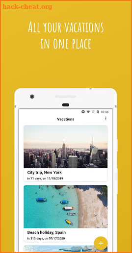 VACAY - Vacation Countdown screenshot
