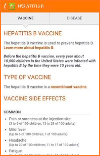 Vaccines on the Go screenshot