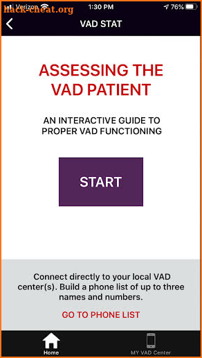 VAD STAT screenshot
