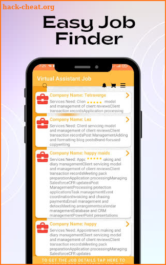 VAJ - Virtual Assistant Jobs screenshot