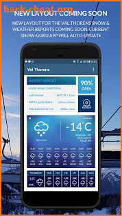 Val Thorens Snow & Weather Reports by SnowGuru screenshot
