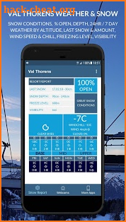 Val Thorens Snow & Weather Reports by SnowGuru screenshot