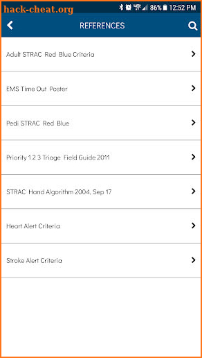 Val Verde Regional Medical Center EMS Protocols screenshot