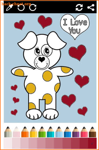 Valentine 2019 cartoon love screenshot
