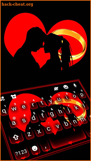 Valentine Adult Love Keyboard Theme screenshot
