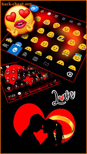 Valentine Adult Love Keyboard Theme screenshot