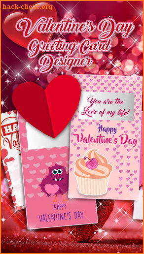 Valentine Cards ❤️ Love Greetings Cards Making App screenshot