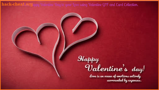 Valentine Day GIF & Greeting Card 💖 2019 screenshot