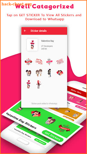 Valentine Day GIF : Valentine Week Stickers Pack screenshot