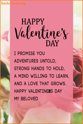 Valentine Day Messages Images screenshot