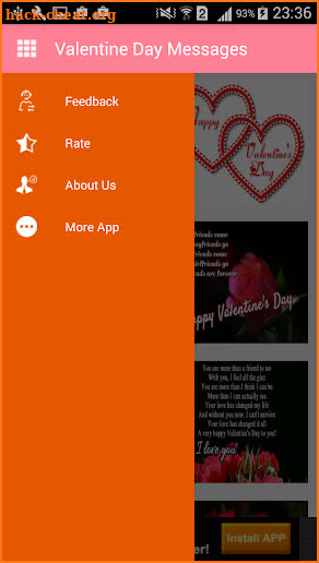 Valentine day Messages,Images Greeting Card Quotes screenshot