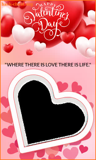 Valentine Day Photo frame screenshot