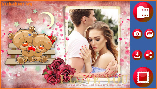 Valentine Day Photo Frame - Love Picture Frames screenshot