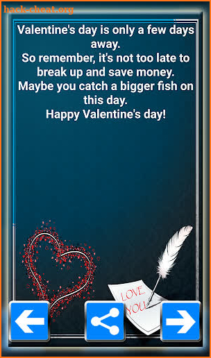 Valentine Day SMS Collection screenshot