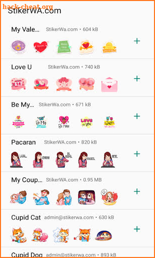 Valentine Day Sticker WAStickerApps Love Cute screenshot