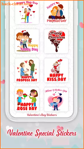 Valentine Day Stickers 2019 - WAStickerApps screenshot