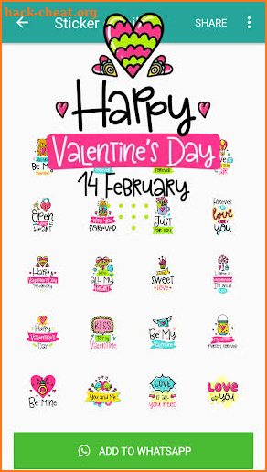 Valentine Day Stickers for WAStickerApps screenshot