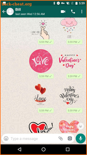 Valentine Day Stickers For Whatsapp(WAStickerApps) screenshot