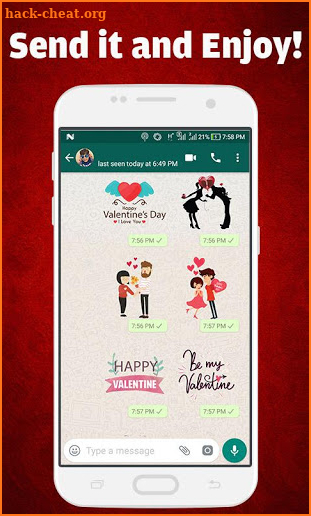 Valentine Day Stickers :WAStickerApps screenshot