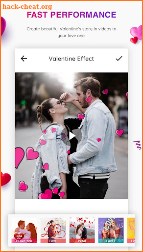 Valentine Day Video Maker screenshot