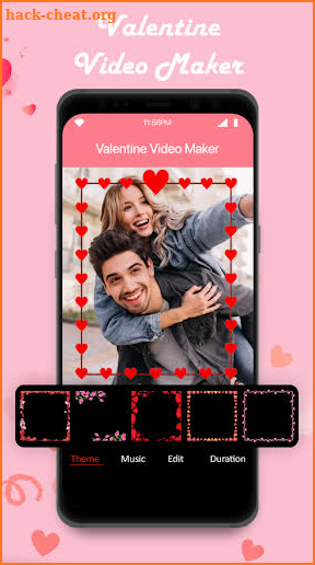 Valentine Day Video Maker 2022 screenshot
