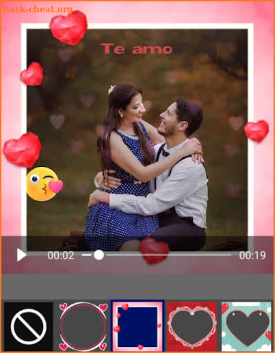 Valentine day video maker 😍 music and pictures screenshot
