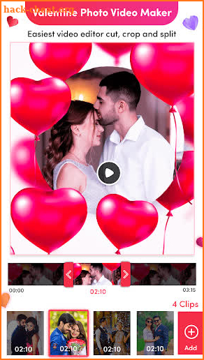 Valentine Day Video Maker - Photo Animation screenshot