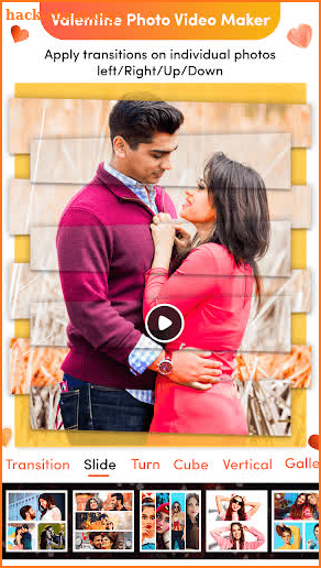 Valentine Day Video Maker - Photo Animation screenshot