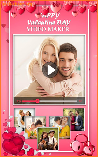 Valentine Day Video Maker With Music 2018 screenshot