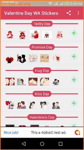 Valentine Day WA Stickers - Romantic Stickers screenshot