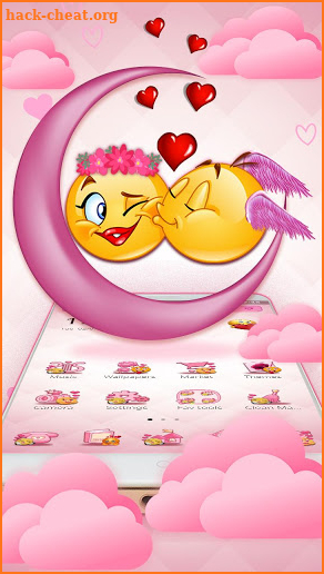 Valentine Emoji Love screenshot